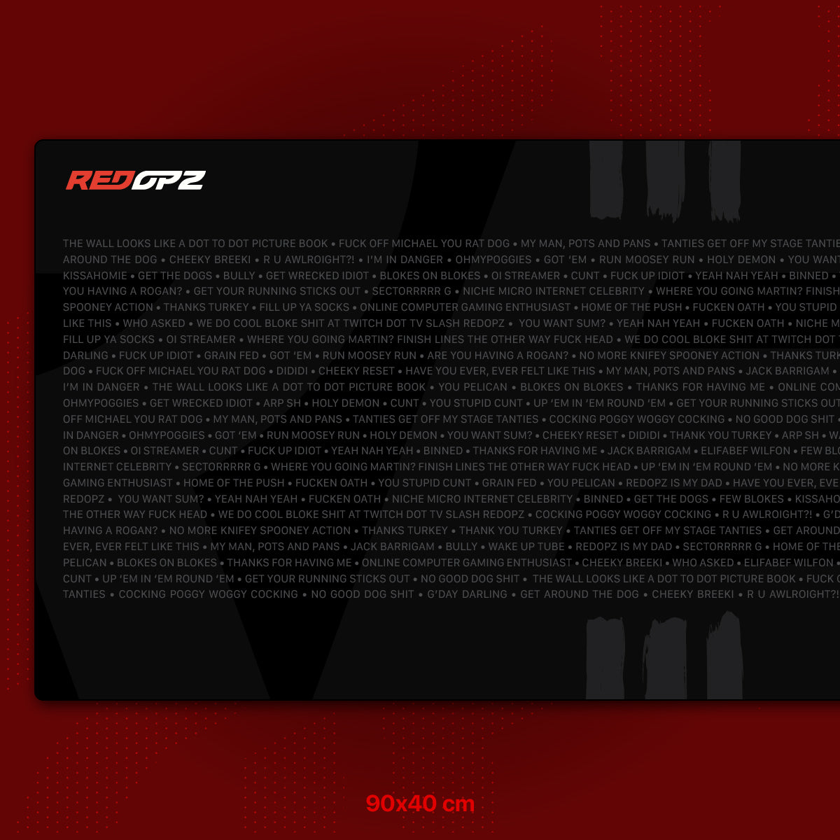 Limited Edition RedOpz Desk Mat